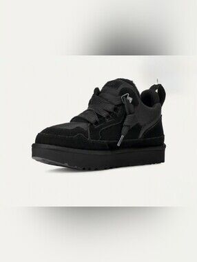 New UGG M Lowmel Black Suede Upper Size Men's 9